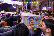Ceremonia de despedida de los mártires del ataque terrorista al Consulado de Irán en Siria