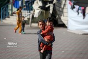 فیلم| اعتراض حقوق بشری کودکان آملی به قحطی و گرسنگی در نوار غزه
