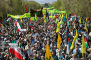 قدردانی نماینده ولی‌فقیه و استاندار گلستان از حضور مردم در راهپیمایی روز قدس
