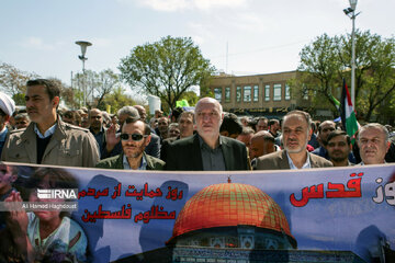 El pueblo de Tabriz sale a las calles en el Día Mundial de Al-Quds
