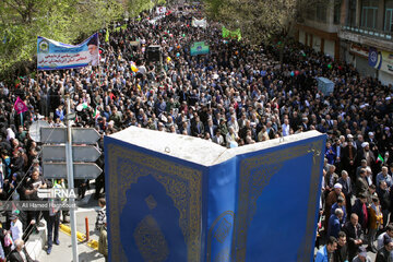 El pueblo de Tabriz sale a las calles en el Día Mundial de Al-Quds