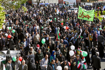 El pueblo de Tabriz sale a las calles en el Día Mundial de Al-Quds