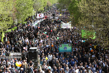 El pueblo de Tabriz sale a las calles en el Día Mundial de Al-Quds