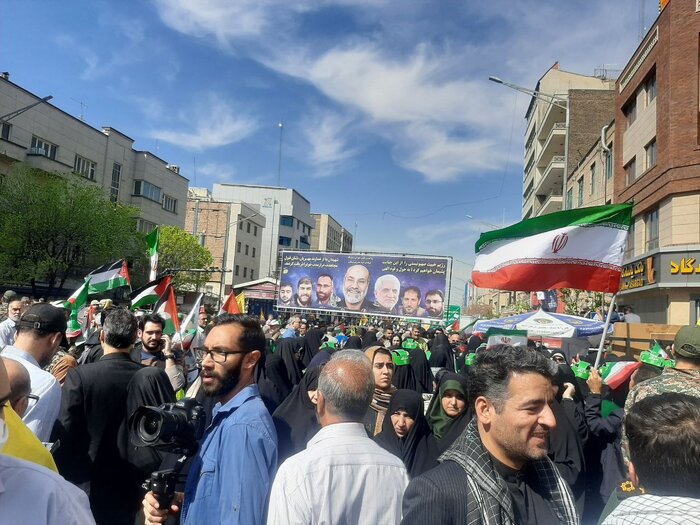 Comienza en Teherán la ceremonia del Día Mundial de Al-Quds y funeral de los mártires del crimen terrorista en Damasco