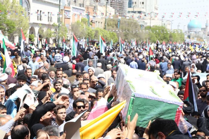 پیکر یک جانباز شهید در مشهد تشییع و به خاک سپرده شد