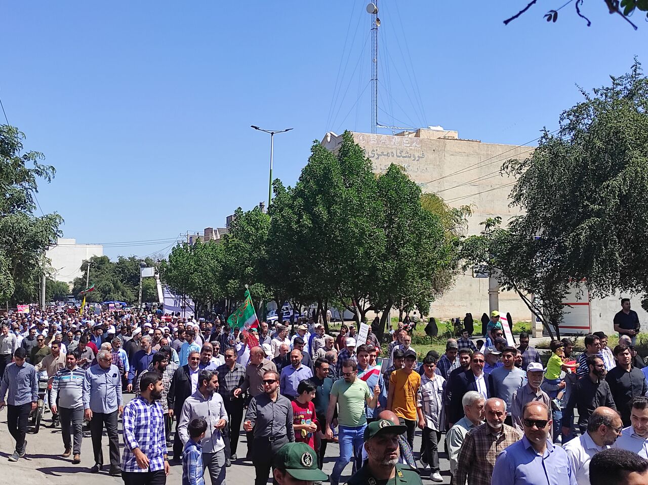 فیلم/راهپیمایی روز قدس در دزفول