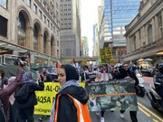نیویارک کی سڑکوں پر آزادی فلسطین کے نعروں کی گونج