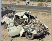 تصادف در جنوب کرمان ٢ کشته و چهار مصدوم بر جا گذاشت