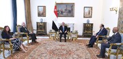 السیسی در دیدار با رئیس «سیا» درباره گسترش دامنه درگیری‌ها در منطقه‌ هشدار داد