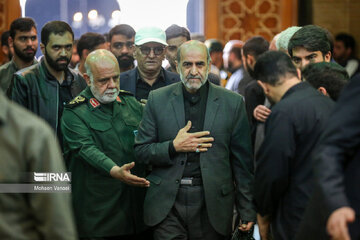 La cérémonie de commémoration des martyrs du consulat iranien à Damas