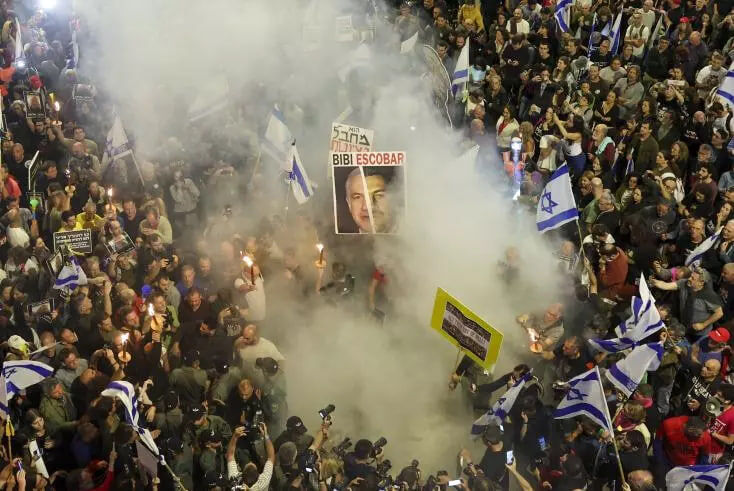 Manifestations en Israël contre Netanyahu