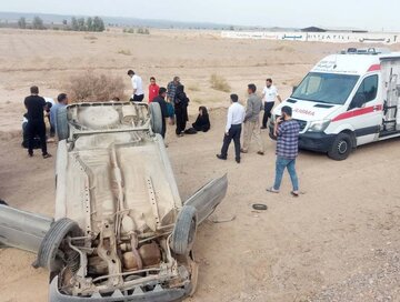 سه حادثه رانندگی در کرمان ۱۷ مصدوم برجا گذاشت