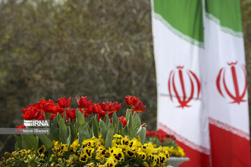 Festival de tulipanes en el parque Melat en Mashhad