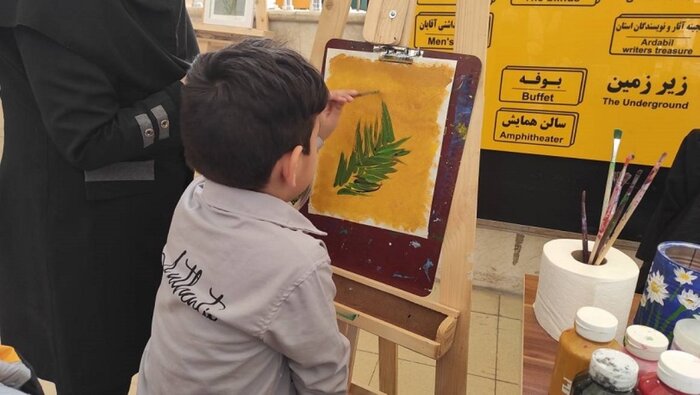 تجلی استعداد هنری کودکان اوتیسم اردبیل