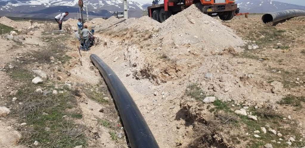 پروژه آبیاری پایاب سد سرخاب شهرستان نیر تکمیل می‌شود