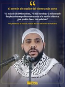 Polémico sermón del Imam del rezo del viernes de Palestina sobre la indiferencia del mundo islámico