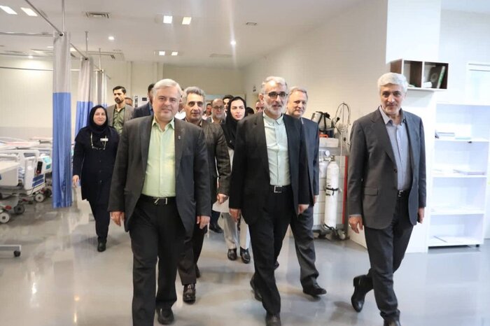 افتتاح بخش مراقبت‌های ویژه مسمومیت در بیمارستان شهید سلیمانی شهرقدس به مناسبت عید فطر
