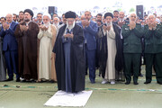 تہران میں عیدالفطر کی نماز میں فلسطینی عوام کی حمایت