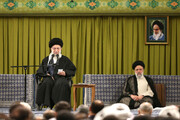 رہبر انقلاب اسلامی سے حکومتی حکام اور اسلامی ممالک کے سفیروں کی ملاقات