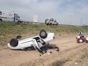 حوادث جاده‌ای پایان هفته در زنجان ۲ کشته بر جا گذاشت
