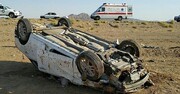 واژگونی خودرو سمند در محور تبریز - ارومیه با ۲ فوتی و سه مصدوم