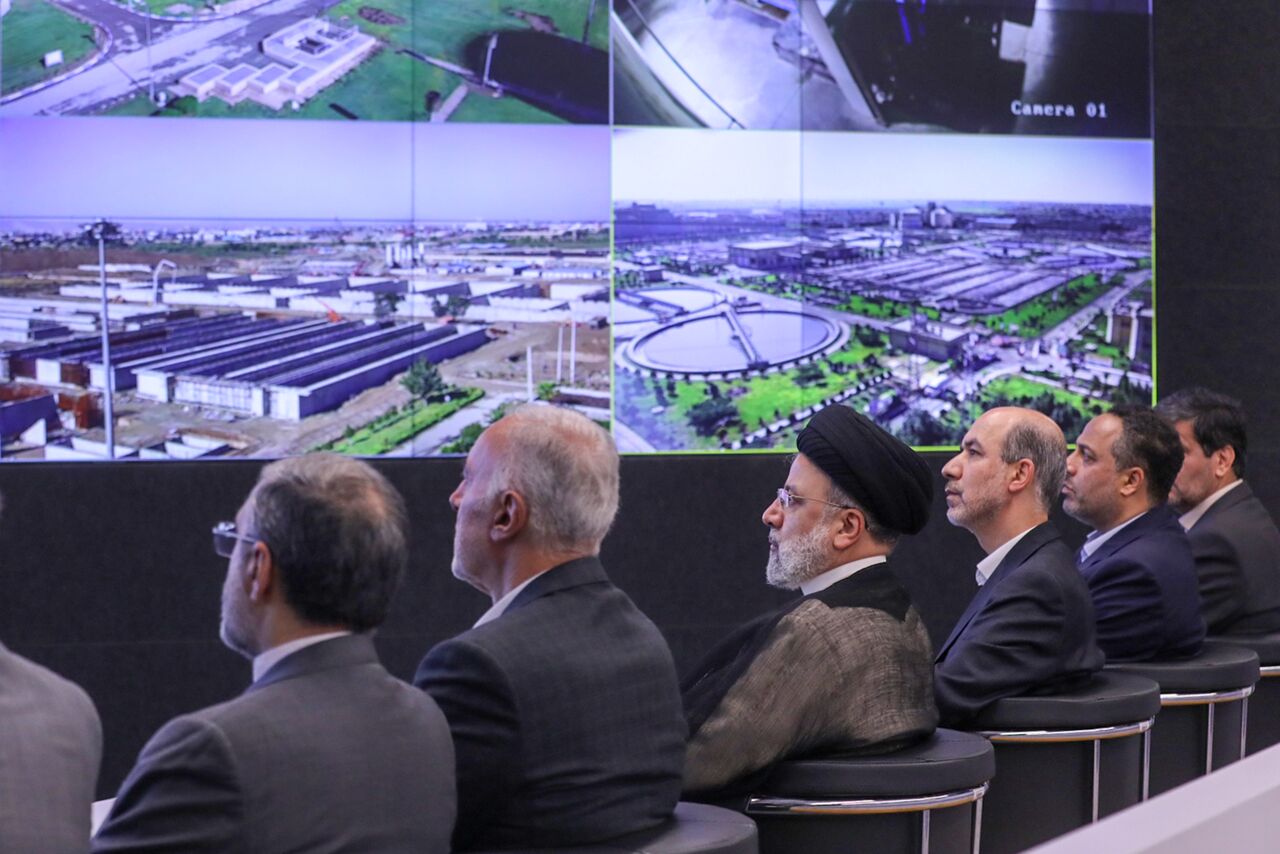 بهره‌برداری از پروژه‌های آب و فاضلاب تهران با حضور رئیس‌جمهور