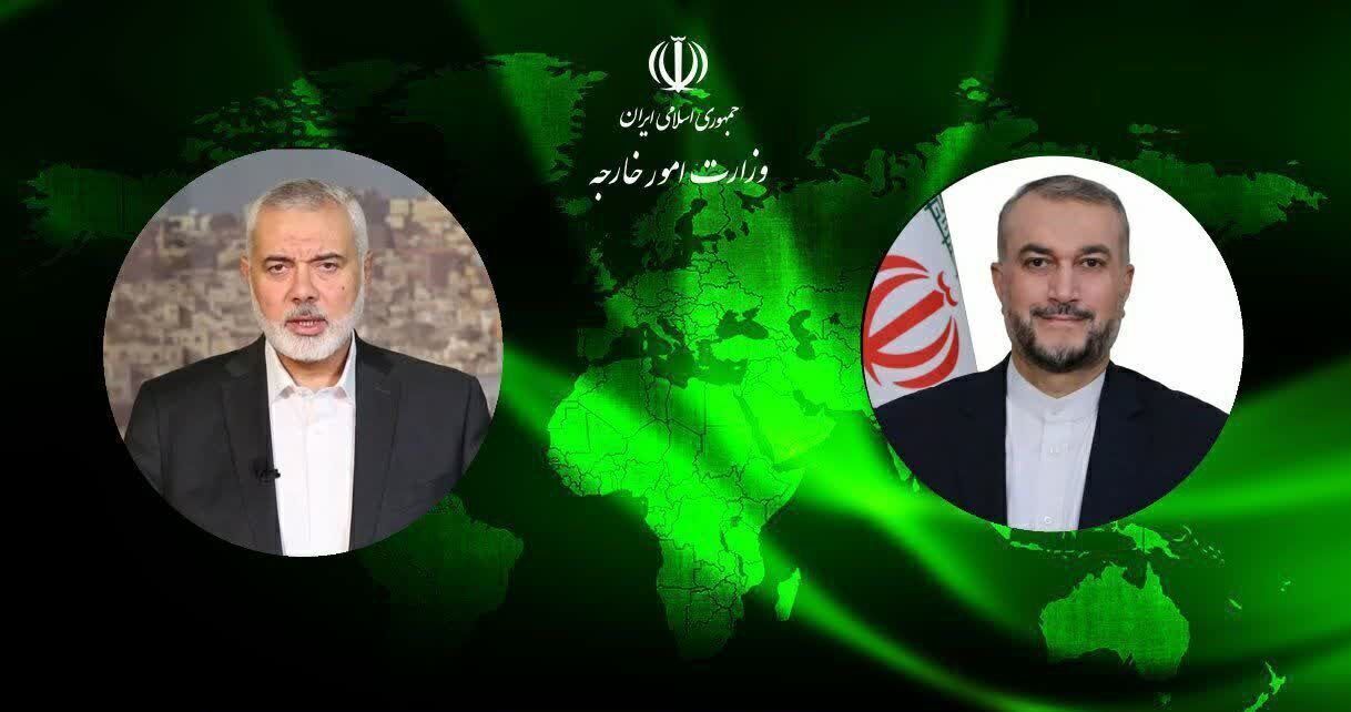 Irans Außenminister drückt dem Leiter des Politbüros der Hamas-Bewegung sein Beileid aus