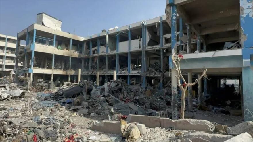 Israel ataca escuela afiliada a UNRWA en Gaza; mata a 5 palestinos