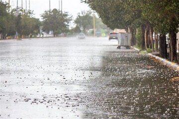 بارش‌های رگباری زنجان را فرا می‌گیرد