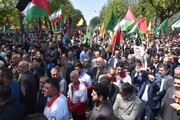مردم گرگان در حمایت از حمله سپاه به رژیم صهیونیستی تجمع کردند