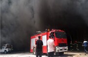 مجتمع تجاری زیتون شیراز دچار آتش سوزی شد