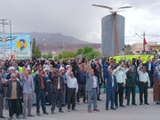 مردم شهرستانهای مختلف یزد از پاسخ سپاه به جنایات رژیم صهیونیستی حمایت کردند