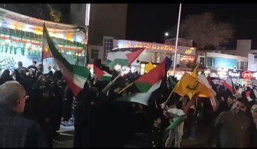 اجتماع و رژه موتوری بوشهری‌ها در شادی انتقام از رژیم اشغالگر قدس