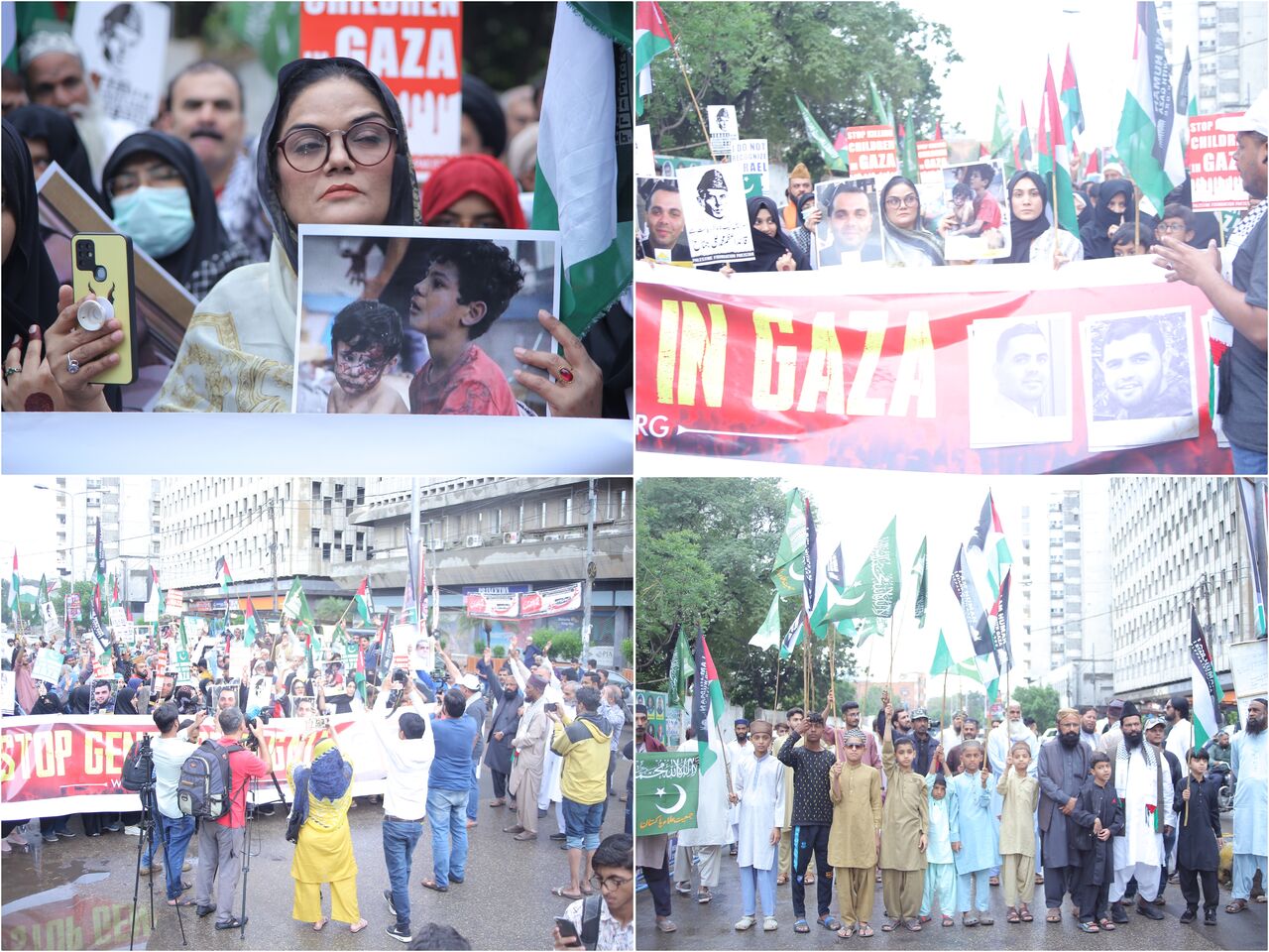 حامیان عملیات «وعده صادق» در پاکستان به خیابان‌ آمدند + فیلم