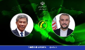 تاکید وزیران خارجه ایران و مالزی درمورد تقویت همکاری‌ دو کشور در عرصه‌های مختلف