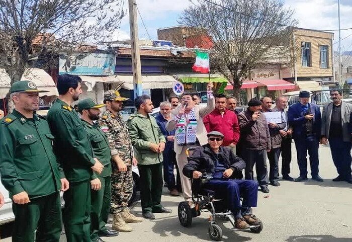 تداوم ابراز شادمانی مردم جنوب آذربایجانغربی از اقدام دفاعی سپاه مقابل تروریسم صهیونیسم