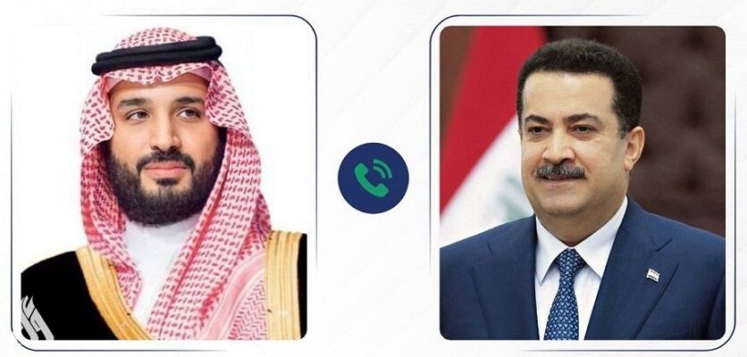 بررسی آخرین تحولات منطقه در گفت وگوی تلفنی ولیعهد عربستان و نخست وزیر عراق