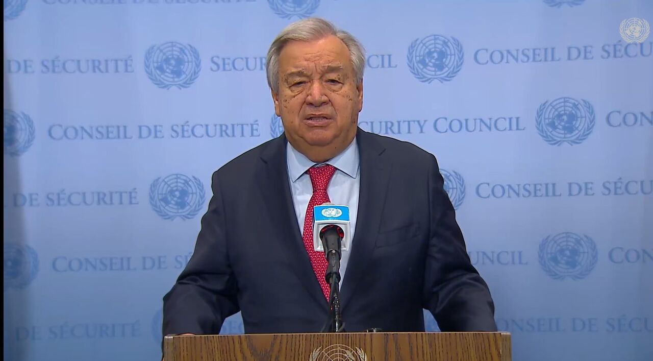 دبیرکل سازمان ملل: زمان آتش‌بس و آزادی بی‌قید و شرط گروگان‌ها فرا رسیده است