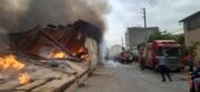 حریق گسترده یک انبار در شیراز پس از ۵ ساعت مهار شد