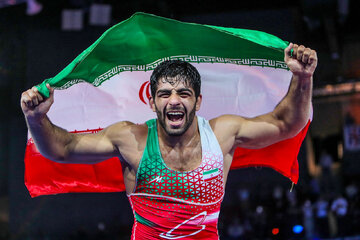 Saravi’s gold puts Iranian wrestlers on top in Budapest