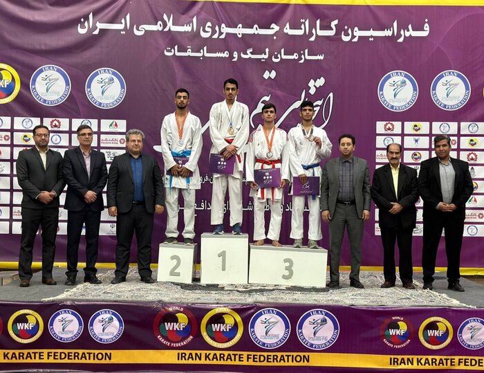 قهرمانان کاراته زیر ۲۱ سال کشور در همدان معرفی شدند