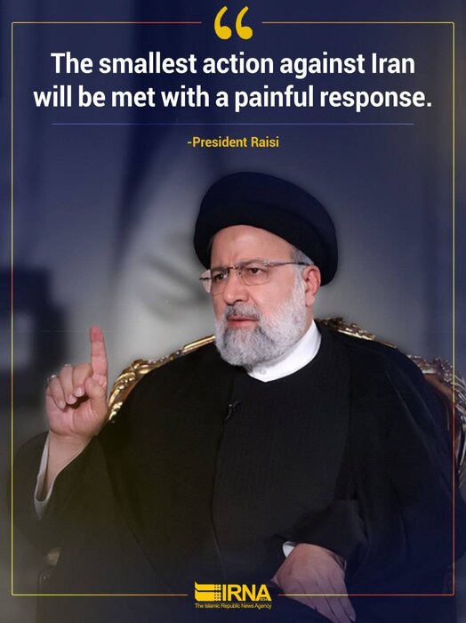 Iran president sends watning message to  Zionist regime