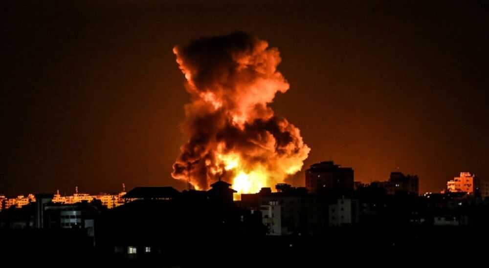 Der Luftangriff des zionistischen Regimes auf eine Moschee im Norden von Gaza