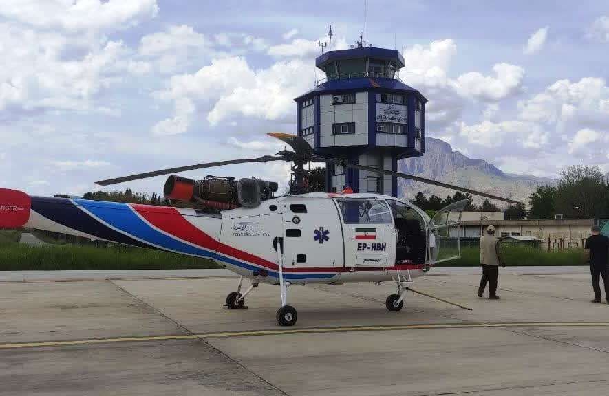 استقرار دائمی بالگرد اورژانس در فرودگاه خرم آباد