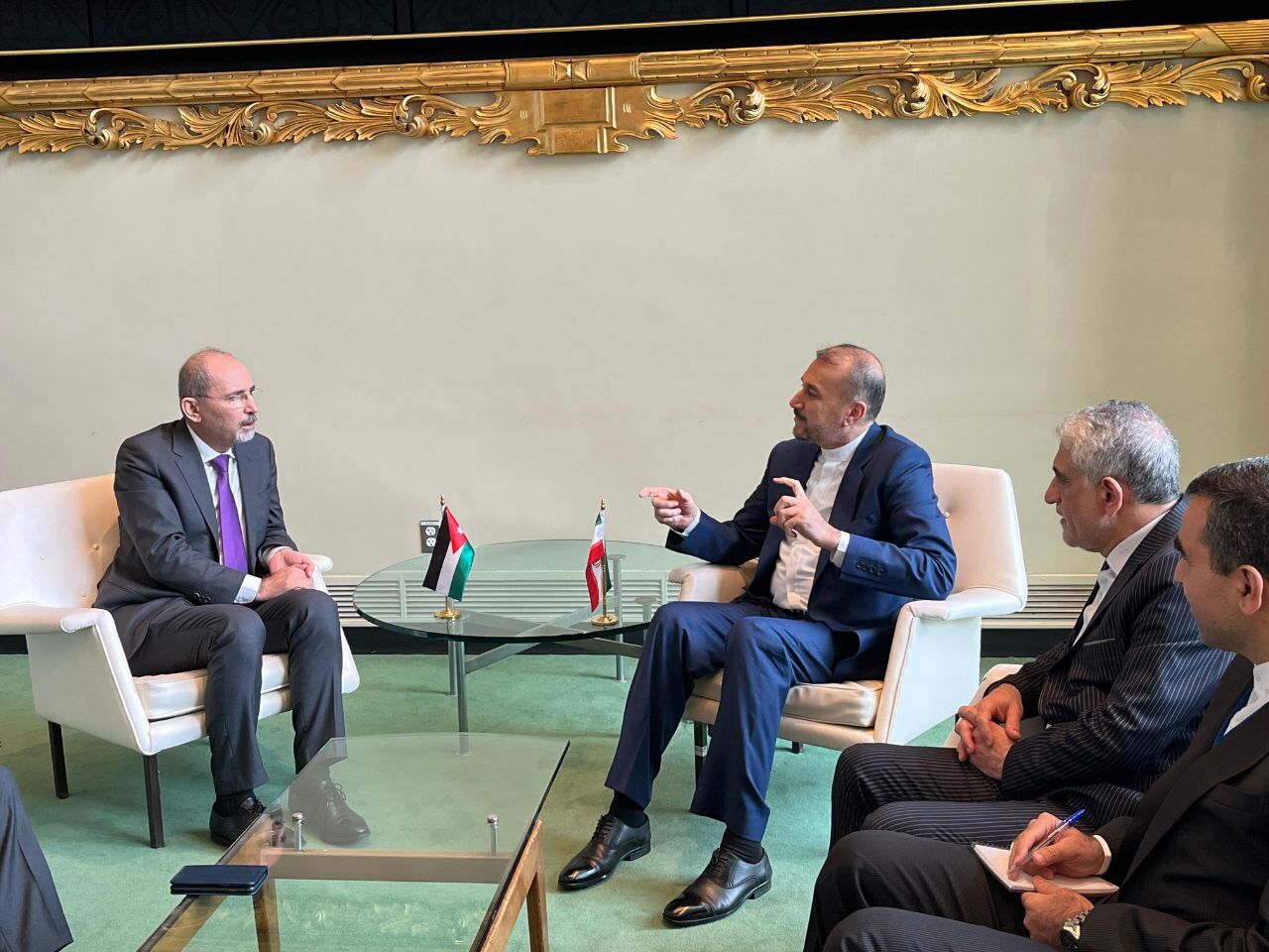 دیدار امیر عبداللهیان و وزیر خارجه اردن در نیویورک/ دو طرف بر پایان جنگ غزه تاکید کردند