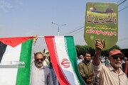 فیلم/ راهپیمایی مردم مشهد در حمایت از عملیات مقتدرانه سپاه