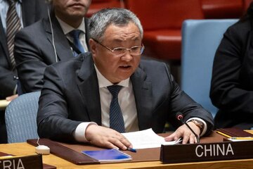 چین وتوی قطعنامه عضویت فلسطین در سازمان ملل از سوی آمریکا را غم انگیز خواند