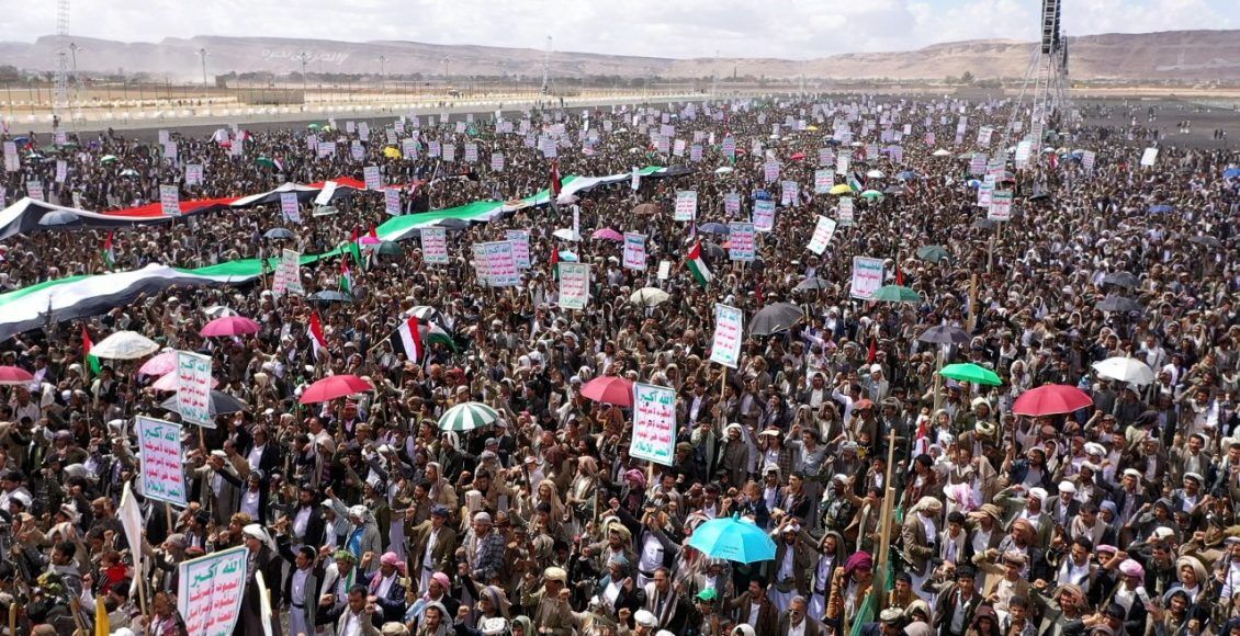 تظاهرات گسترده یمنی ها در حمایت از غزه/تبریک به ملت و دولت ایران+ فیلم
