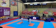 مسابقات کاراته قهرمانی بانوان کشور در همدان آغاز شد