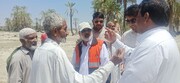 فیلم | بازدید استاندار سیستان و بلوچستان از مناطق سیل‌زده نیکشهر